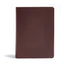 CSB He Reads Truth Bible, Brown Genuine Leather, Black Letter, Wide Margins, Journaling Space, Illustrations, Reading Plans, Single-Column, Easy-to-Read Bible Serif Type