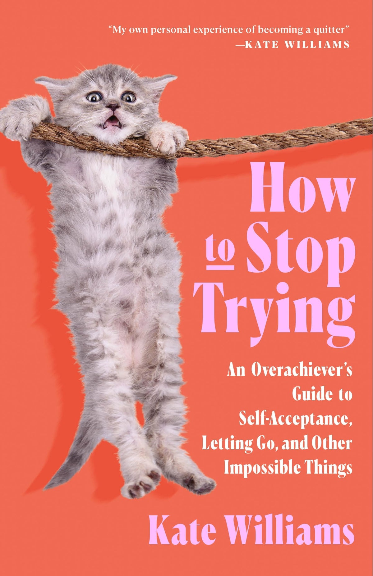 How to Stop Trying: An Overachievers Guide to Self-Acceptance, Letting Go, and Other Impossible Things