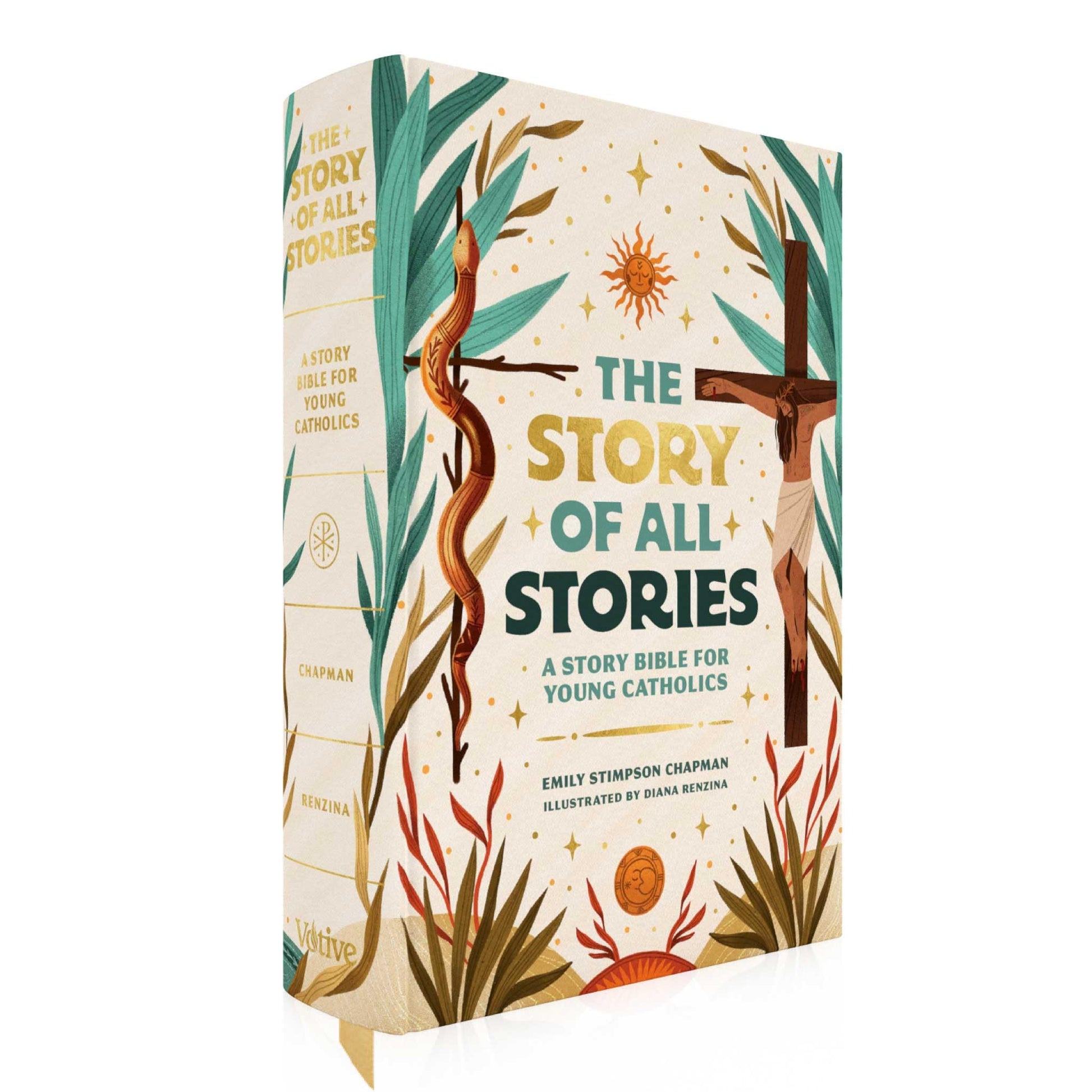 The Story of All Stories: A Story Bible for Young Catholics (Ages 7-13) - Catholic Childrens Bible Storybook for Learning Scripture, Catholic Faith ... from Saints, Popes, and Church Fathers