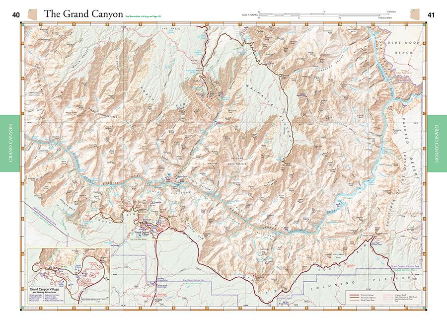 Arizona Road & Recreation Atlas - 13th Edition, 2024 (Benchmark Road & Recreation Atlases)
