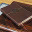 NIV, Thinline Reference Bible (Deep Study at a Portable Size), Large Print, Leathersoft, Brown, Red Letter, Comfort Print