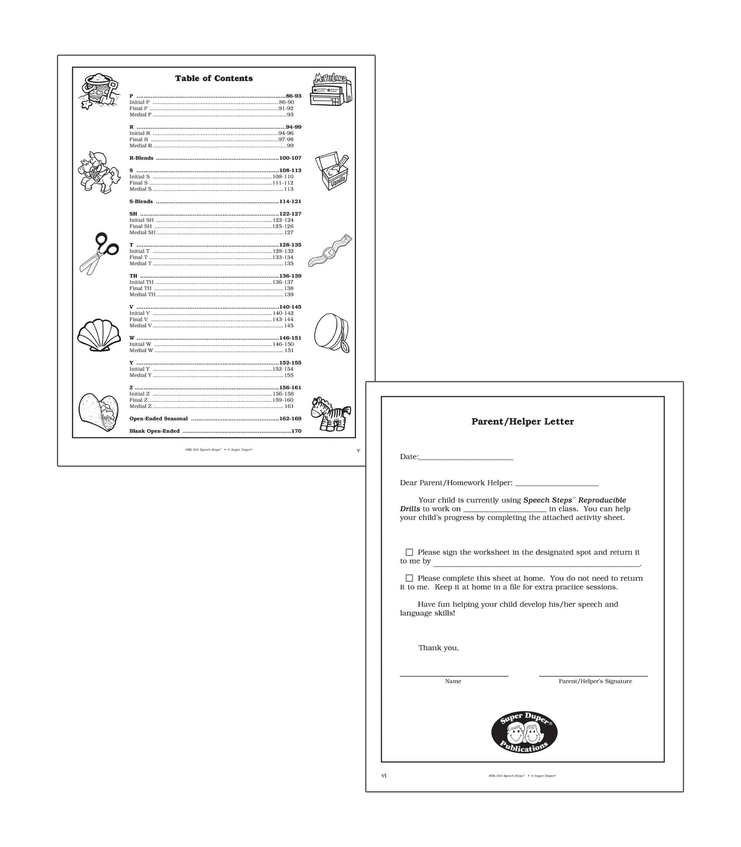 Super Duper Publications  Speech Steps Reproducible Drills for Artic and Language Book  Educational Learning Resource for Children