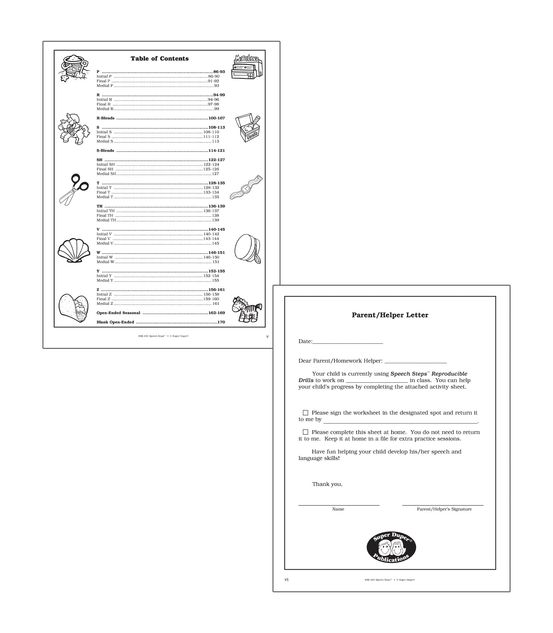 Super Duper Publications  Speech Steps Reproducible Drills for Artic and Language Book  Educational Learning Resource for Children