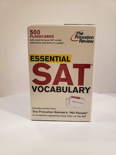 Essential SAT Vocabulary (flashcards): 500 Flashcards with N