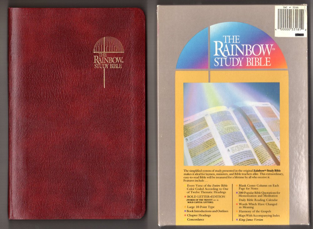The Rainbow Study Bible: Holy Bible Containing the Old and New Testaments, King James Version