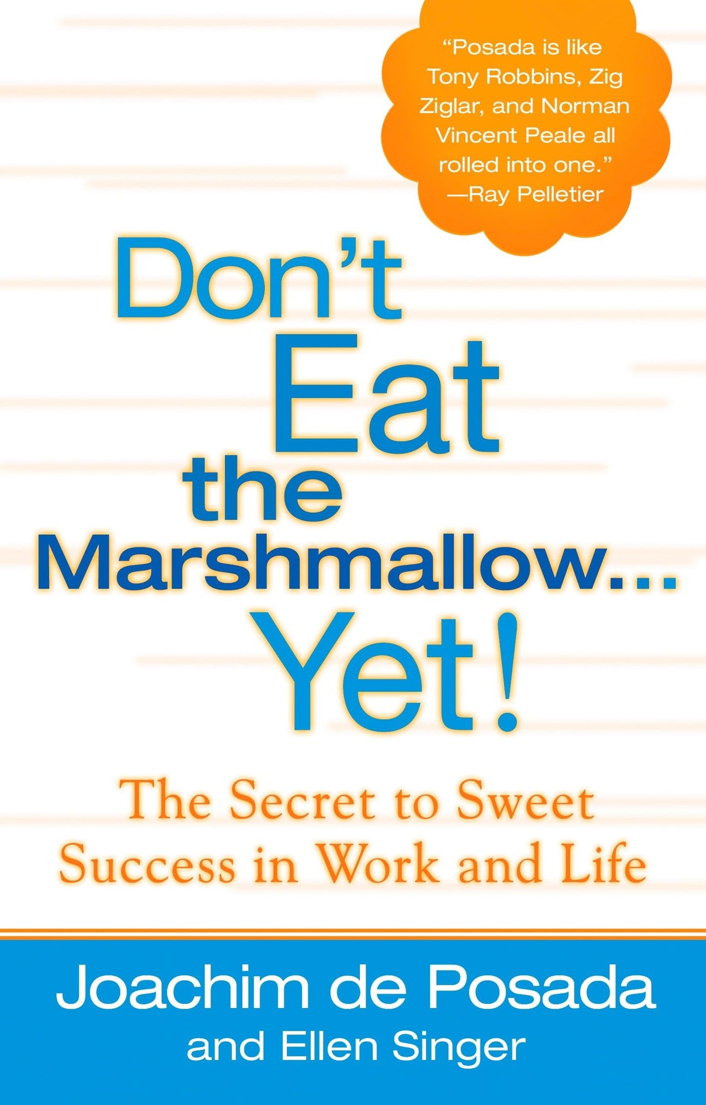 Don't Eat the Marshmallow Yet! The Secret to Sweet Success in Work and Life