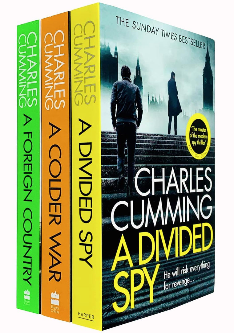 Thomas Kell Spy Thriller Series Collection 3 Books Set By Charles Cumming (A Foreign Country, A Colder War & A Divided Spy)