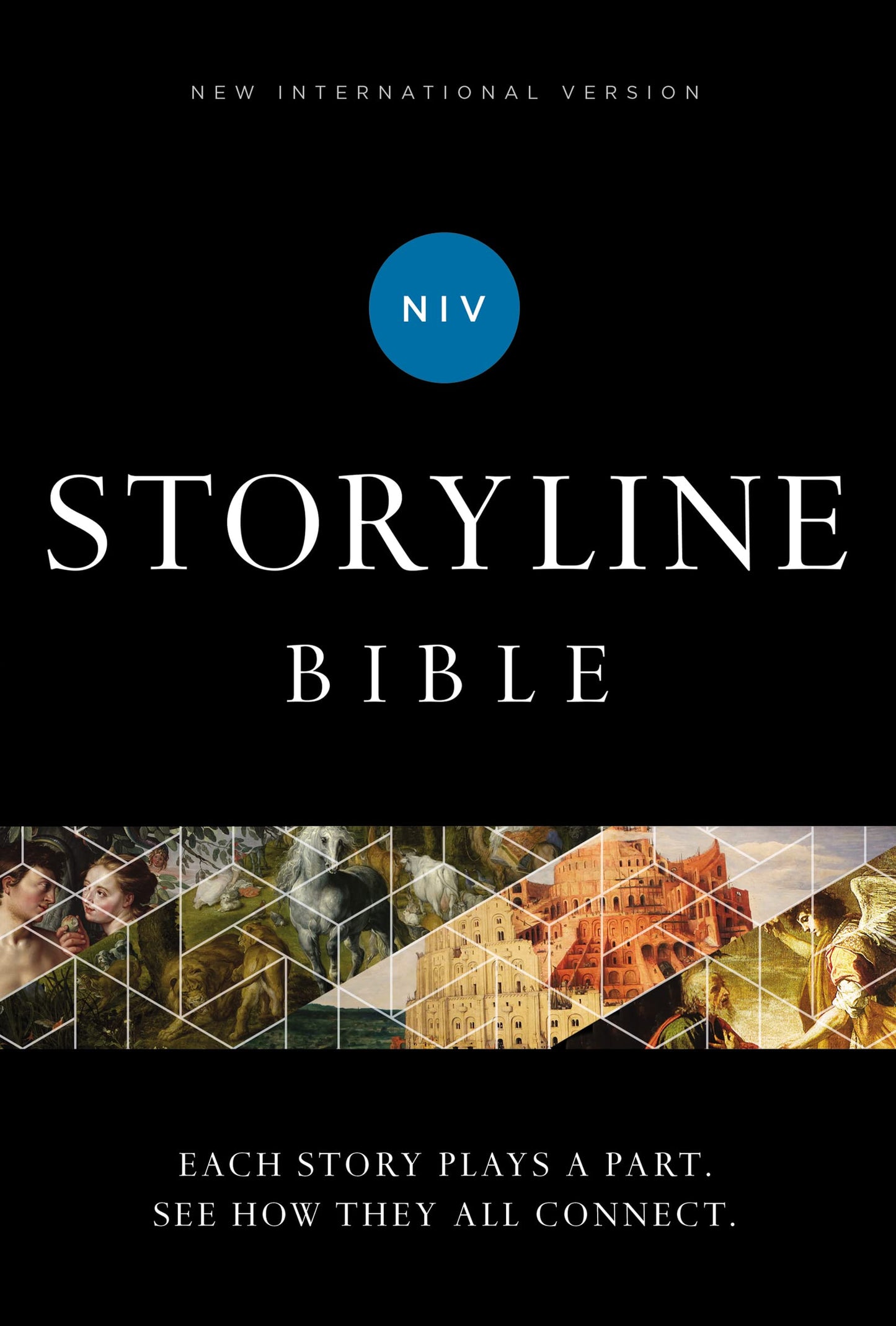 NIV, Storyline Bible, Hardcover, Comfort Print: Each Story P