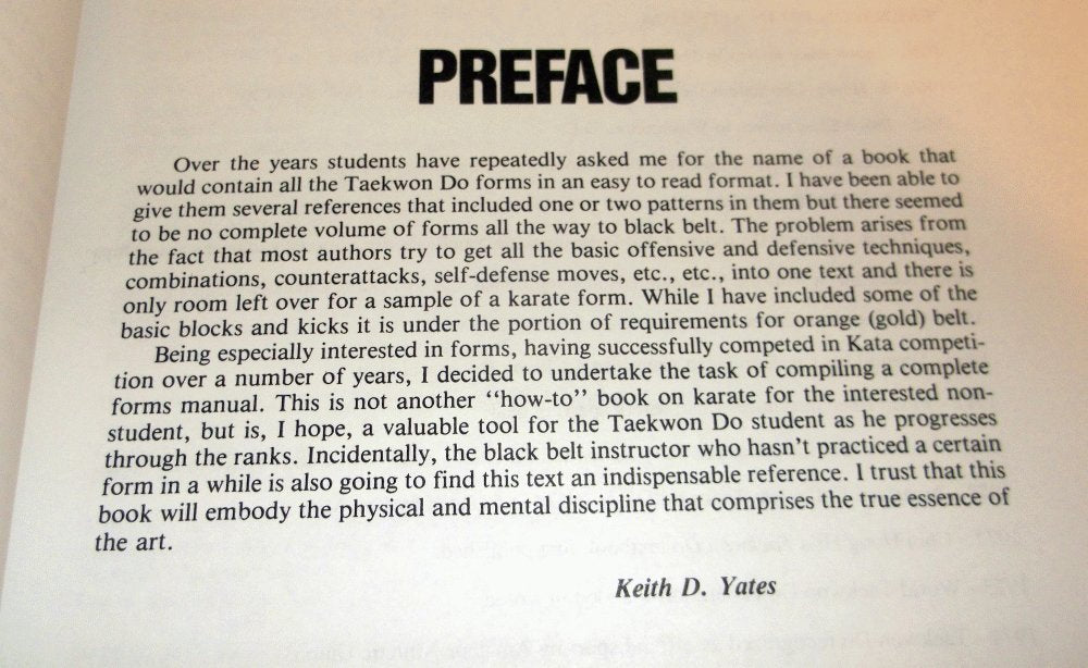 The Complete Book of Taekwon Do Forms