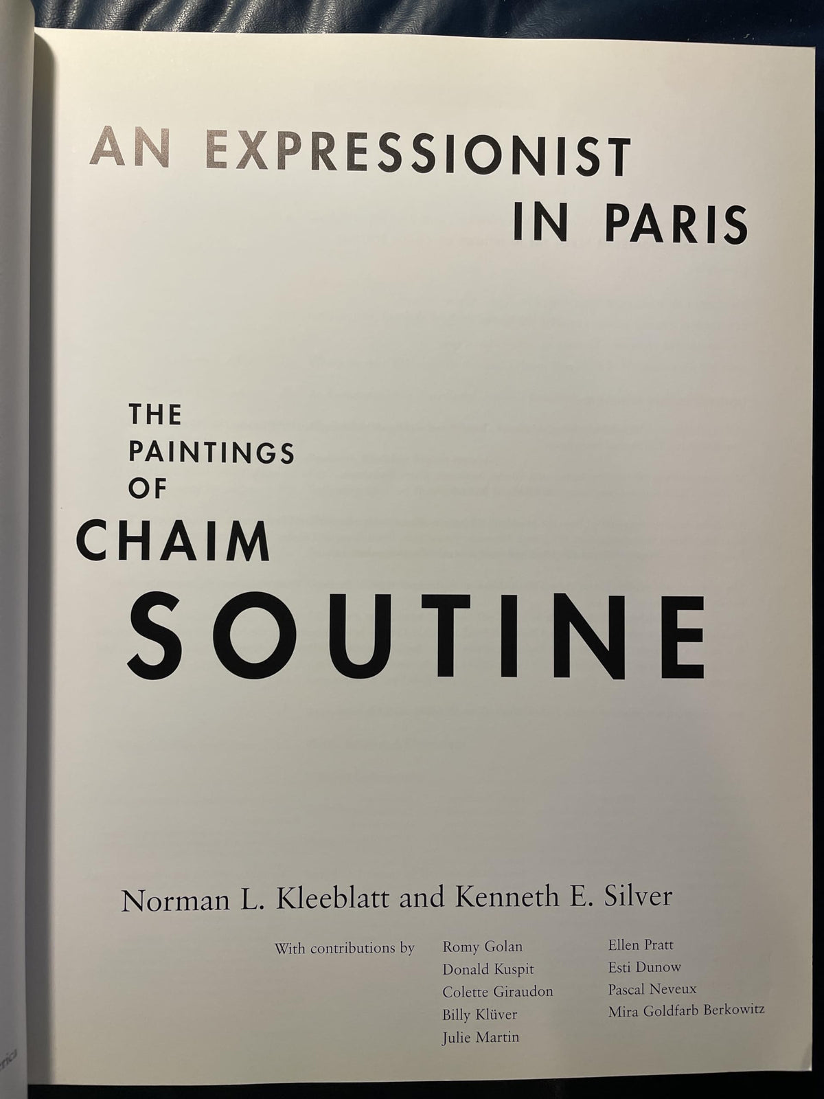 Chaim Soutine: An Expressionist in Paris
