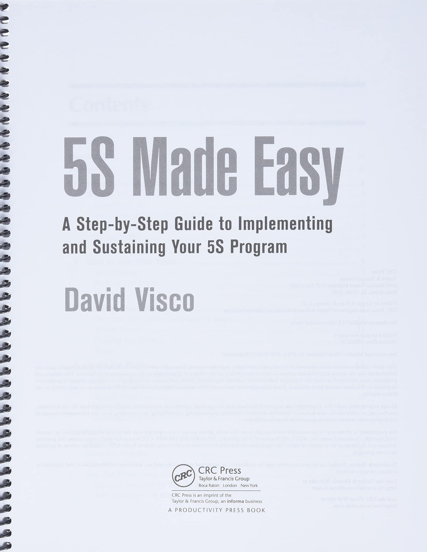 5S Made Easy: A Step-by-Step Guide to Implementing and Sustaining Your 5S Program