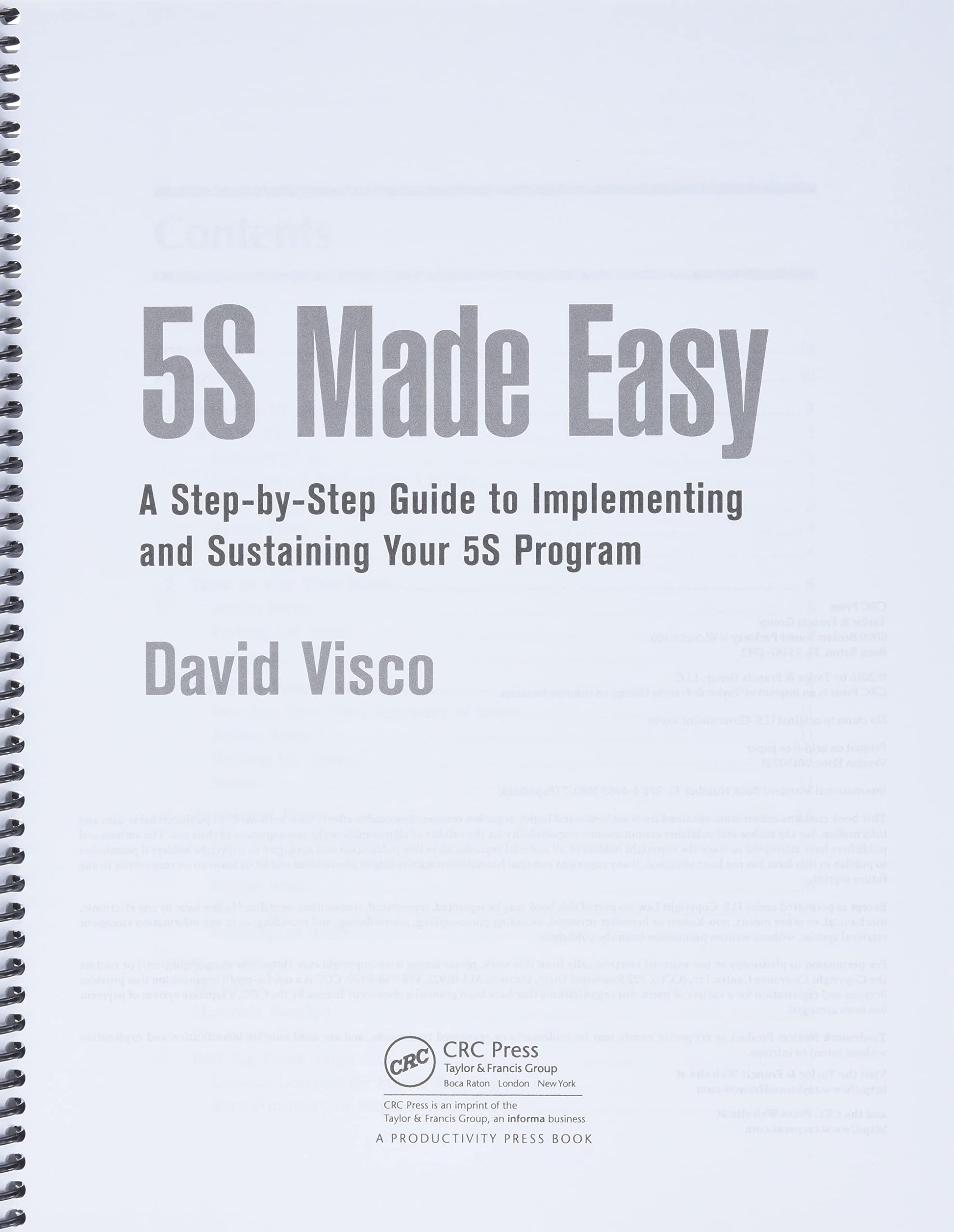 5S Made Easy: A Step-by-Step Guide to Implementing and Sustaining Your 5S Program