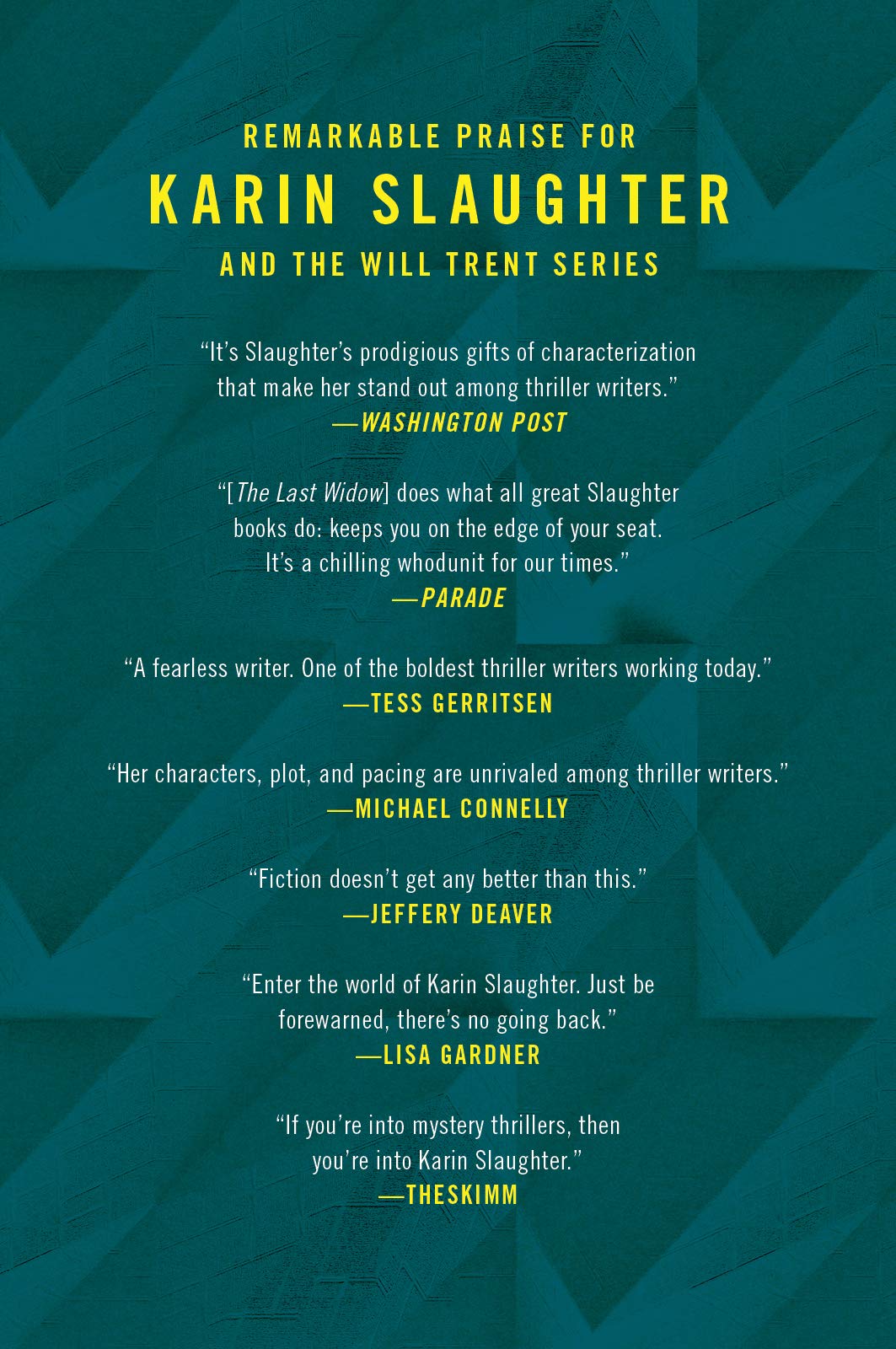 The Last Widow: A Will Trent Thriller (Will Trent, 9)
