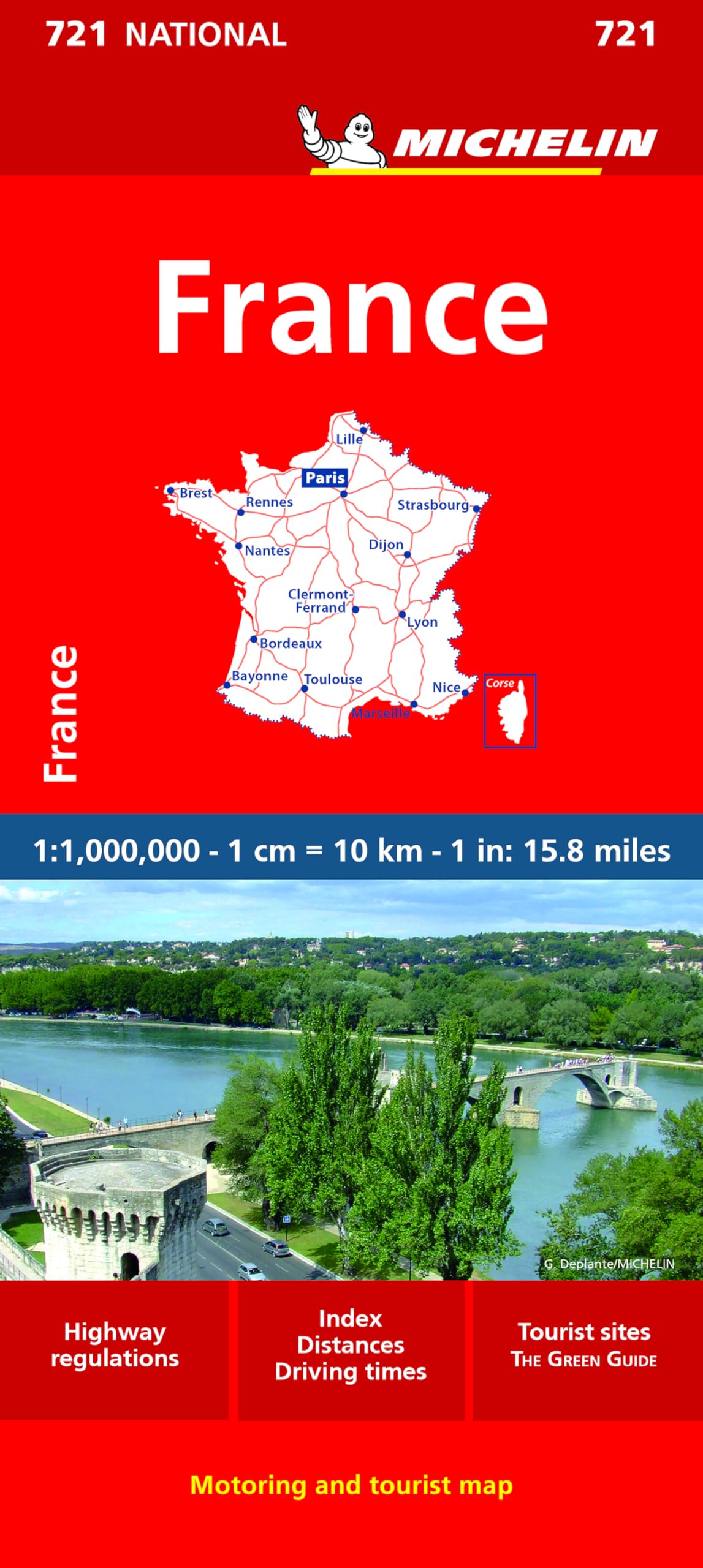Michelin France Map 721 (Maps/Country (Michelin))