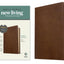 NLT Thinline Reference Bible, Filament Enabled (LeatherLike, Rustic Brown): Includes Free Access to the Filament Bible App Delivering Study Notes, Devotionals, Worship Music, and Video