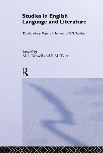 Studies in English Language and Literature: Doubt Wisely