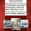 The Boston journal of philosophy and the arts. Volume 3 of 3