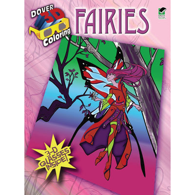 Dover Publications Fairies Coloring Book 3D (Dover 3-D Coloring Book)