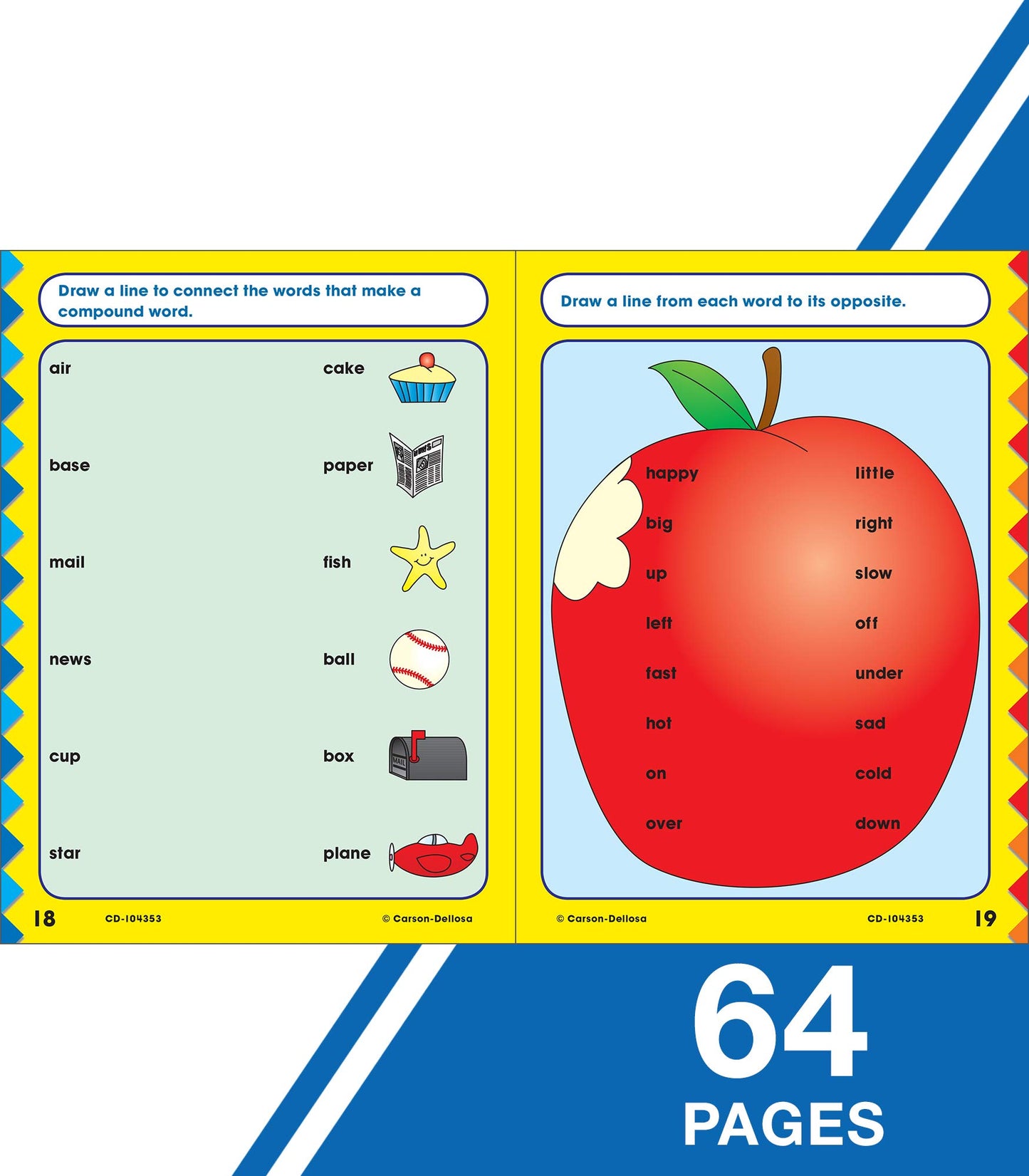 Carson Dellosa All the Skills for First Grade Workbook, Addition, Subtraction, Writing Practice, Phonics, and Reading for 1st Graders, Classroom or Homeschool Curriculum (Volume 4) (Home Workbooks)