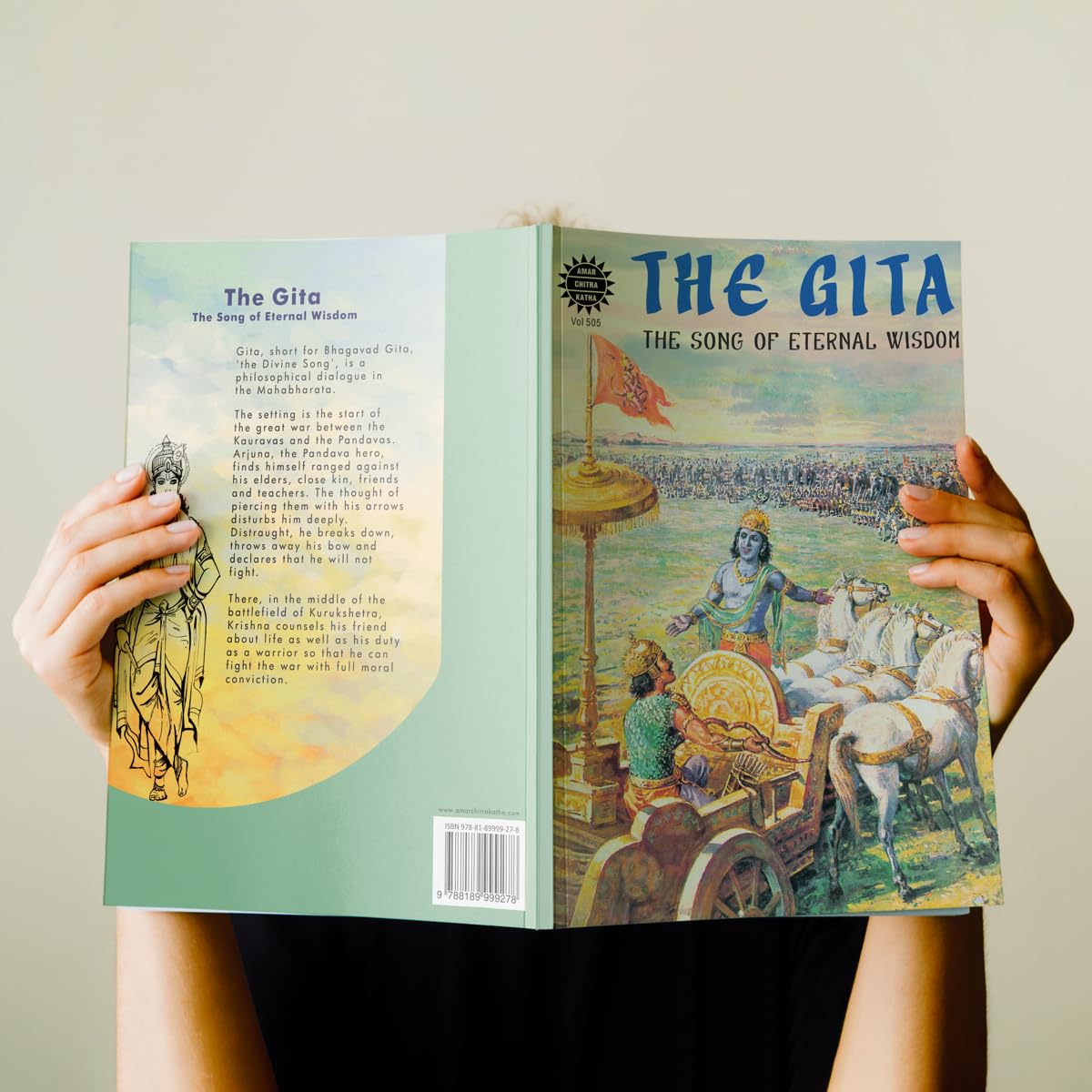 The Gita: Bhagavad Gita  Indian Mythology, History & Folktales  Cultural Stories for Kids & Adults  Illustrated Comic Books  Mahabharata  Amar Chitra Katha