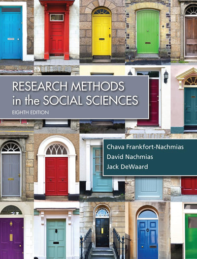 Research Methods in the Social Sciences