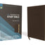 NIV, Foundation Study Bible, Leathersoft, Brown, Red Letter