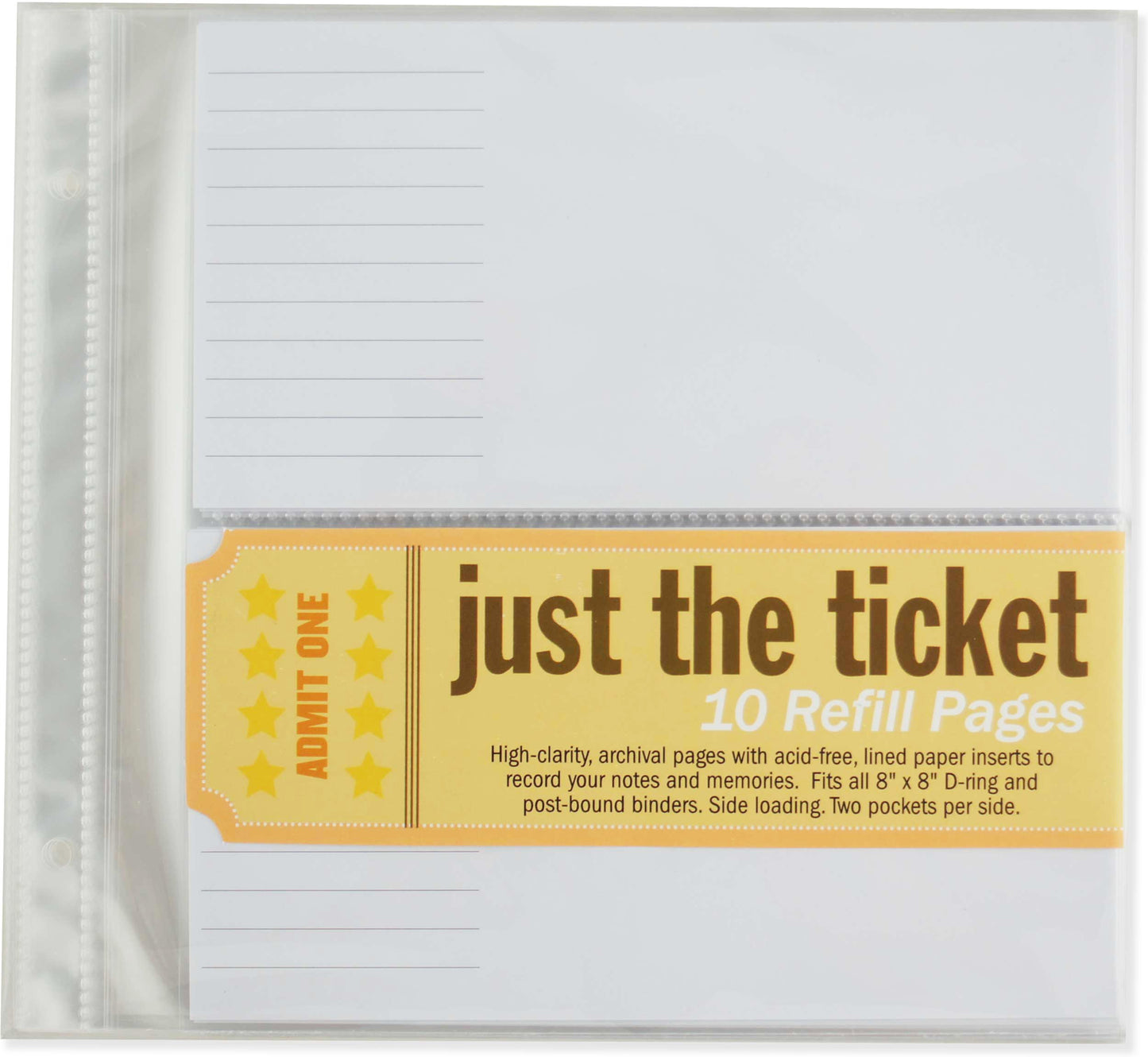 Just the Ticket: Ticket Stub Organizer by Peter Pauper Press