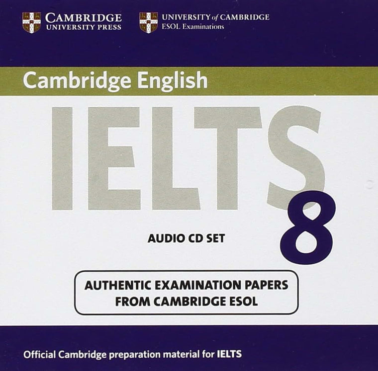 Cambridge IELTS 8 Audio CDs (2): Official Examination Papers from University of Cambridge ESOL Examinations (IELTS Practice Tests)