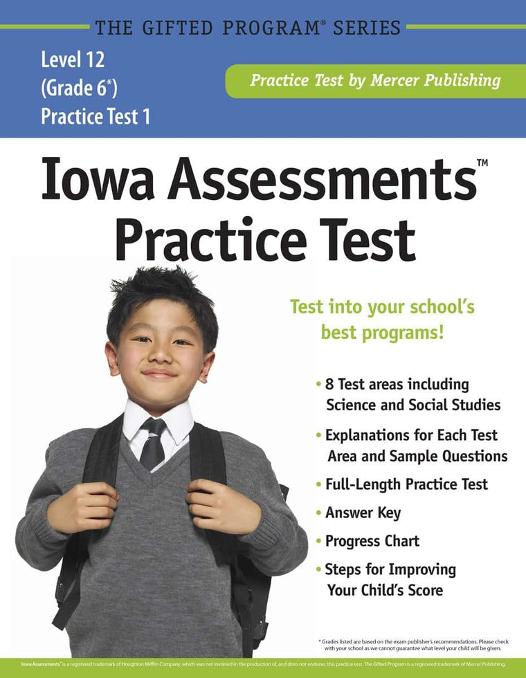 Iowa AssessmentsTM Practice Test (Grade 6) Level 12