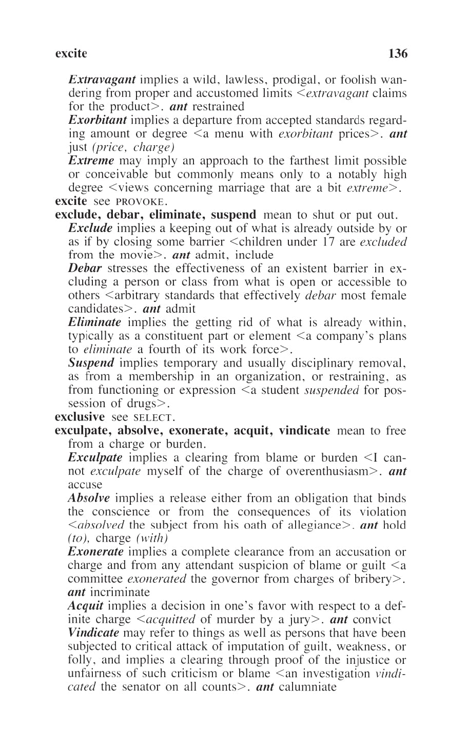 The Merriam-Webster Dictionary of Synonyms and Antonyms