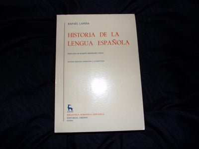 Historia de la lengua espaola
