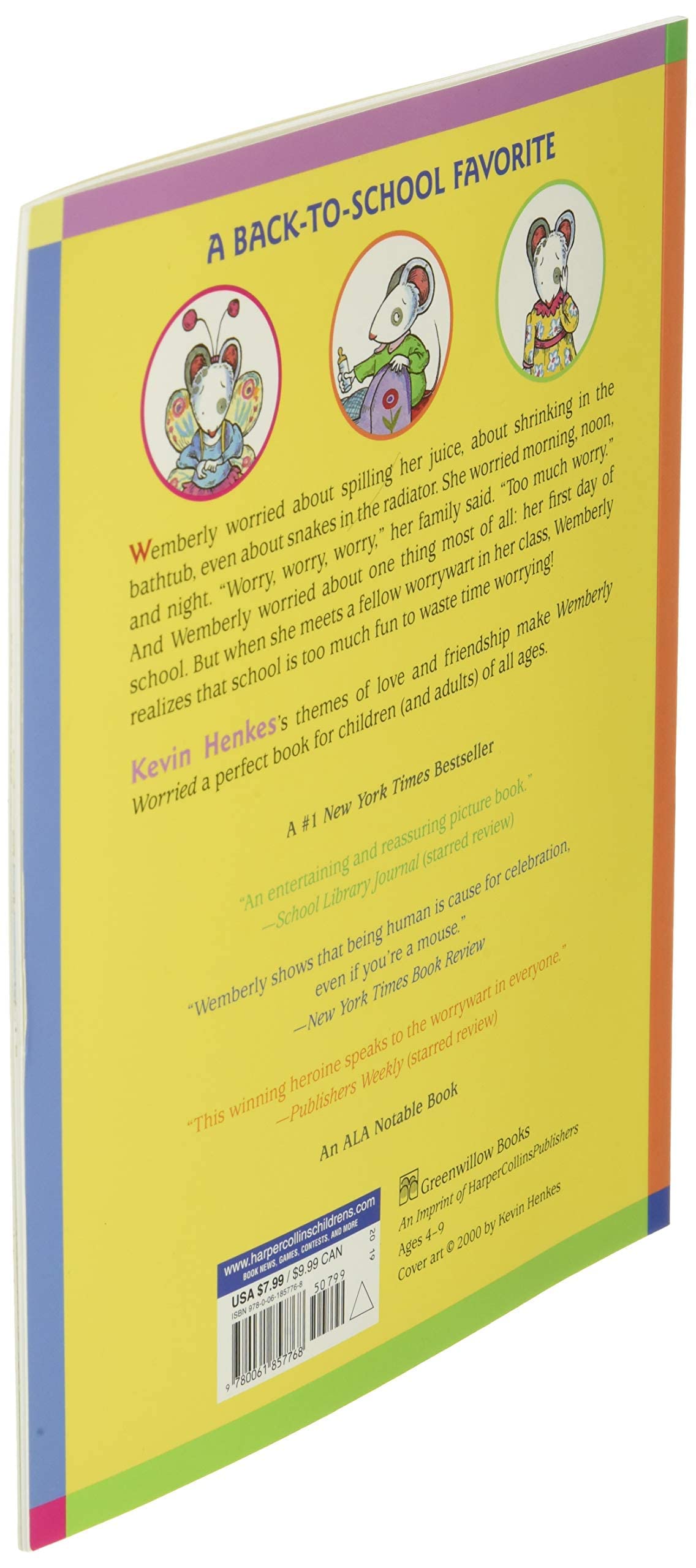 Wemberly Worried: A Story About Anxiety, School Fears, and Making New Friends