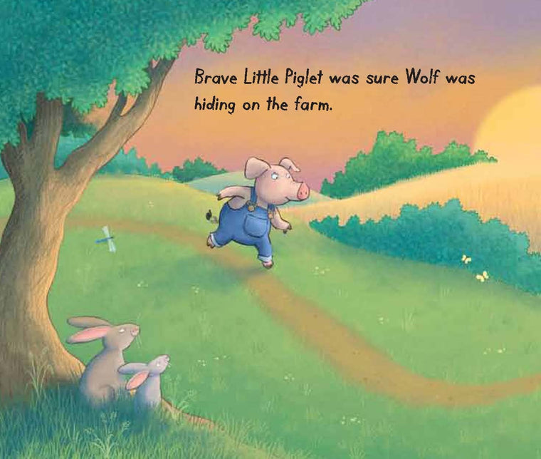 Is That You, Wolf?: Beware! Not a Bedtime Story! — back cover