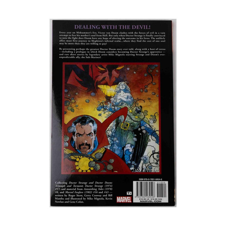 Dr. Strange & Dr. Doom: Triumph & Torment — back cover