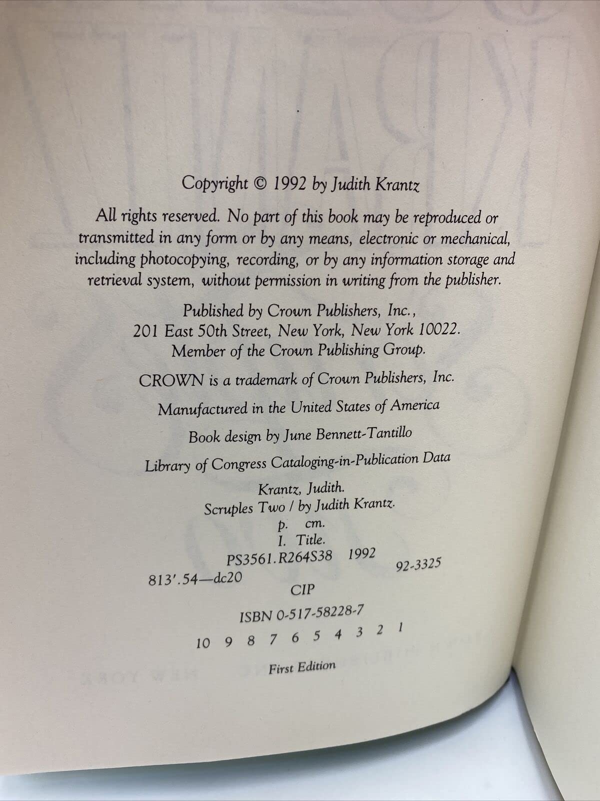 Scruples Two
