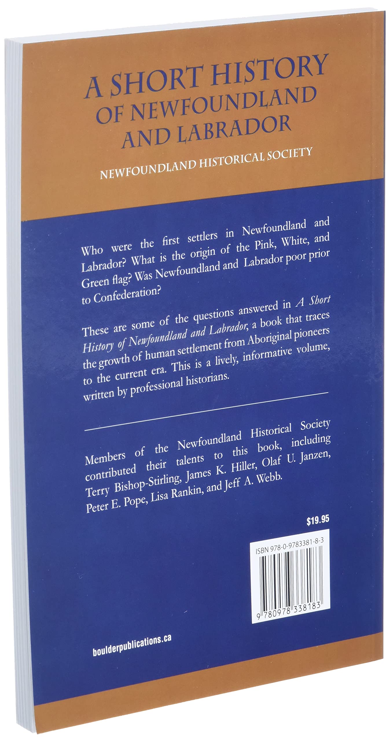 A Short History of Newfoundland and Labrador