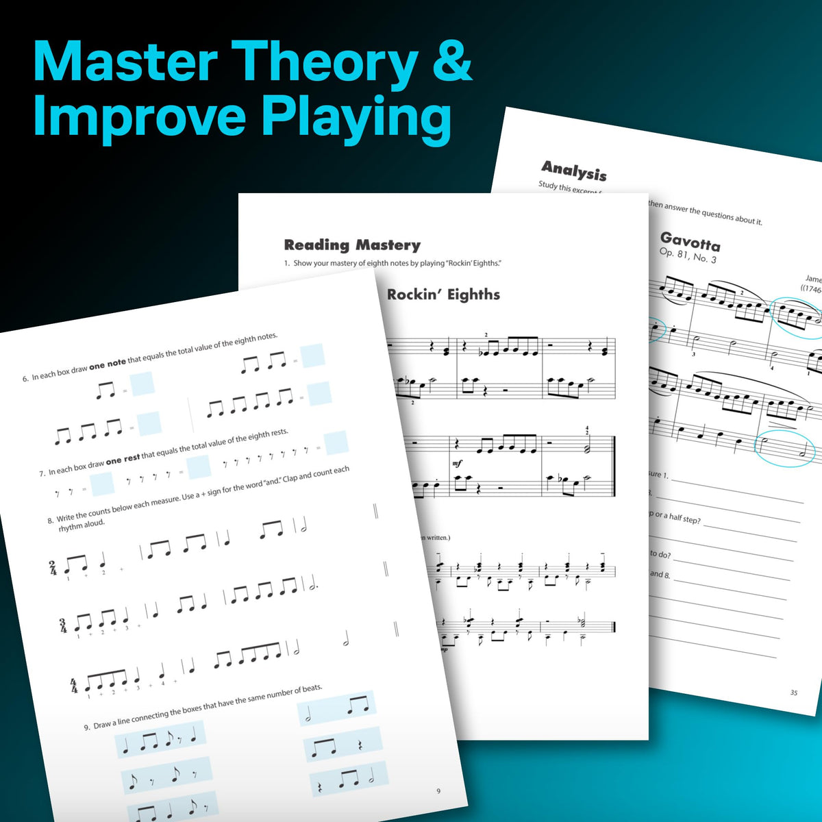 Essential Elements Piano Theory - Level 3
