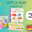 4 Pack Babies Love Learning Lift-a-Flap Boxed Set: First Words, Animals, Colors, and Things That Go (Chunky Lift a Flap)