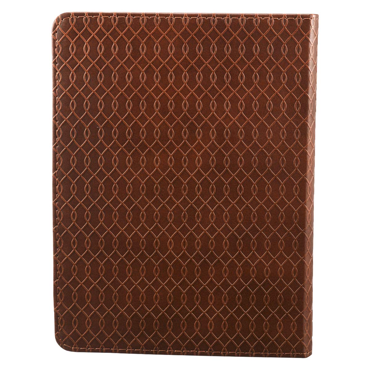 Christian Art Gifts Classic Handy-sized Journal Hope & a Future Jer. 29:11 Bible Verse Inspirational Scripture Notebook w/Ribbon 240 Ruled Pages, 5.7" x 7", Brown