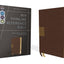 NIV, Thinline Reference Bible (Deep Study at a Portable Size), Leathersoft, Brown, Red Letter, Comfort Print