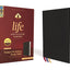 NIV, Life Application Study Bible, Third Edition, Genuine Leather, Cowhide, Black, Art Gilded Edges, Red Letter
