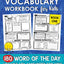 Vocabulary Workbook for Kids: 180 Word of the Day Vocabulary Activities BOOK ONE Vocabulary Builder for 4th, 5th & 6th Grade (Vocabulary Builder Workbooks)