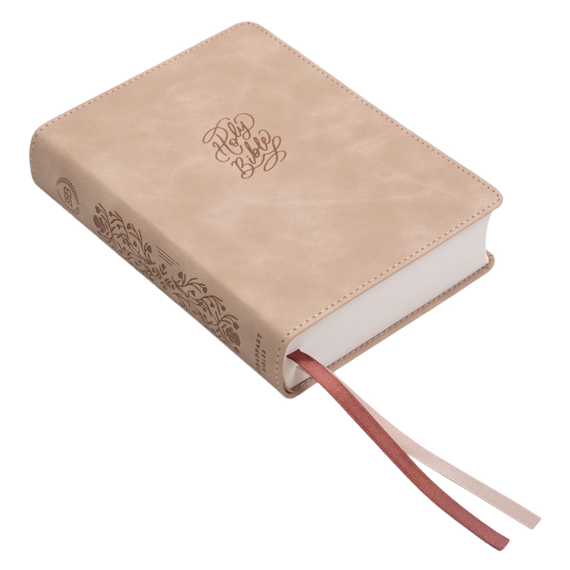 LSB Holy Bible for Women, Portable Size, Dusty Rose Imitation Leather: Legacy Standard Bible in a 2-Column Paragraph, Red Letter Format with 2 Ribbon Markers