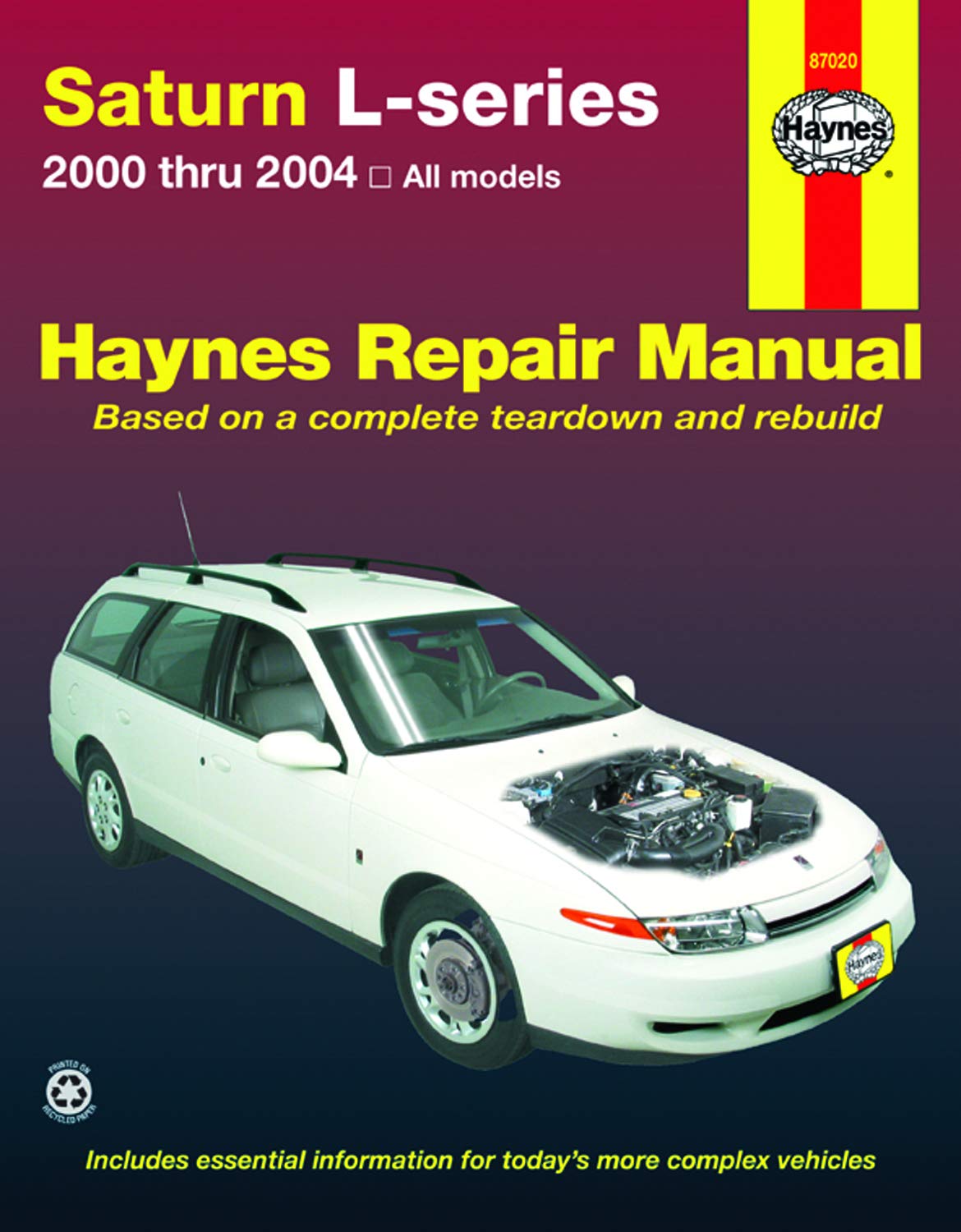 Saturn L-series (00-04) Haynes Repair Manual (Haynes Repair Manuals)