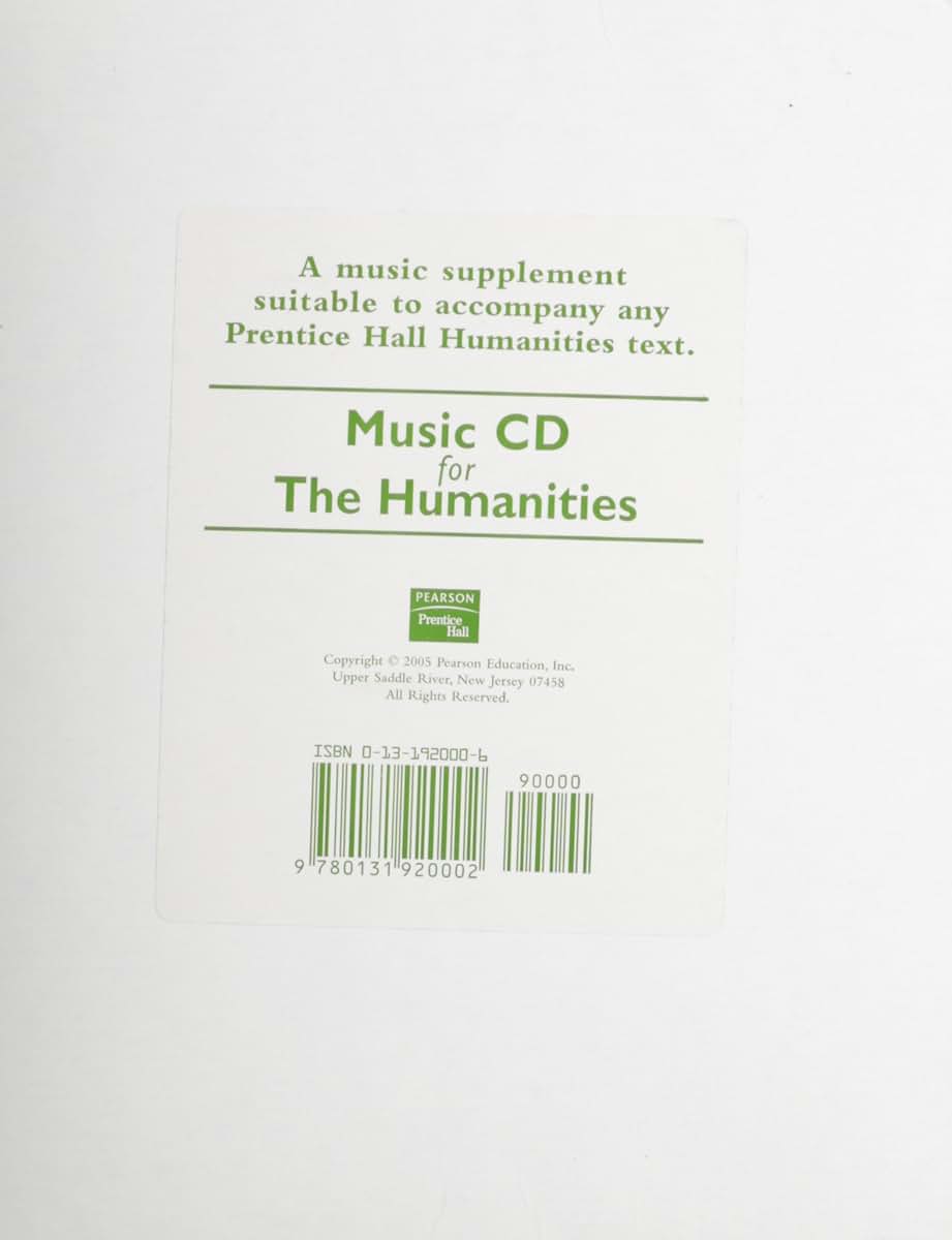 Music for the Humanities CD