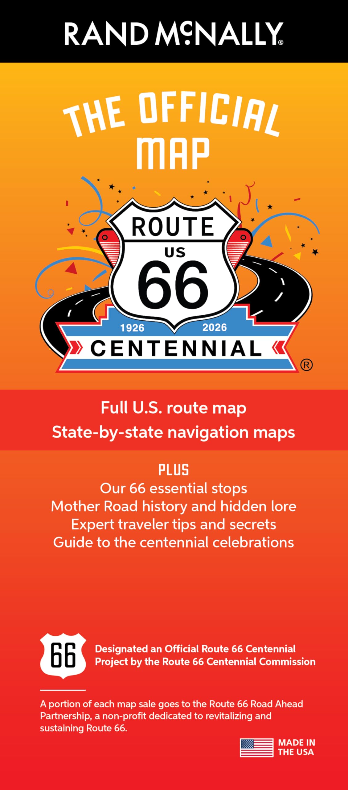 Rand McNally the Official Route 66 Centennial Map