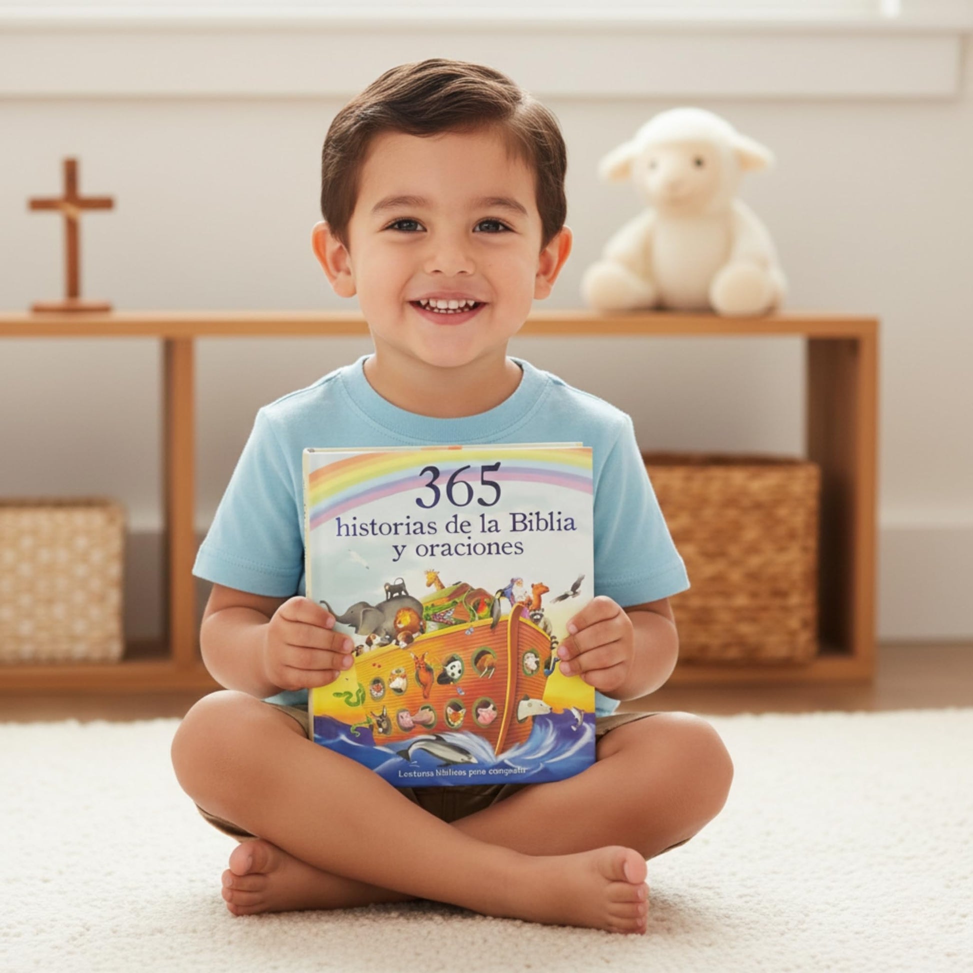 365 Historias de la Biblia y Oraciones / 365 Bible and Prayers Padded Treasury Guilded (Spanish Language), Ages 3-8 (en espaol) (Little Sunbeams) (Spanish Edition)