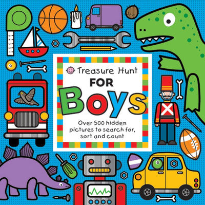 Treasure Hunt for Boys: Over 500 hidden pictures to search for, sort and count!
