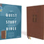 NIV, Quest Study Bible, Leathersoft, Brown, Comfort Print: The Only Q and A Study Bible