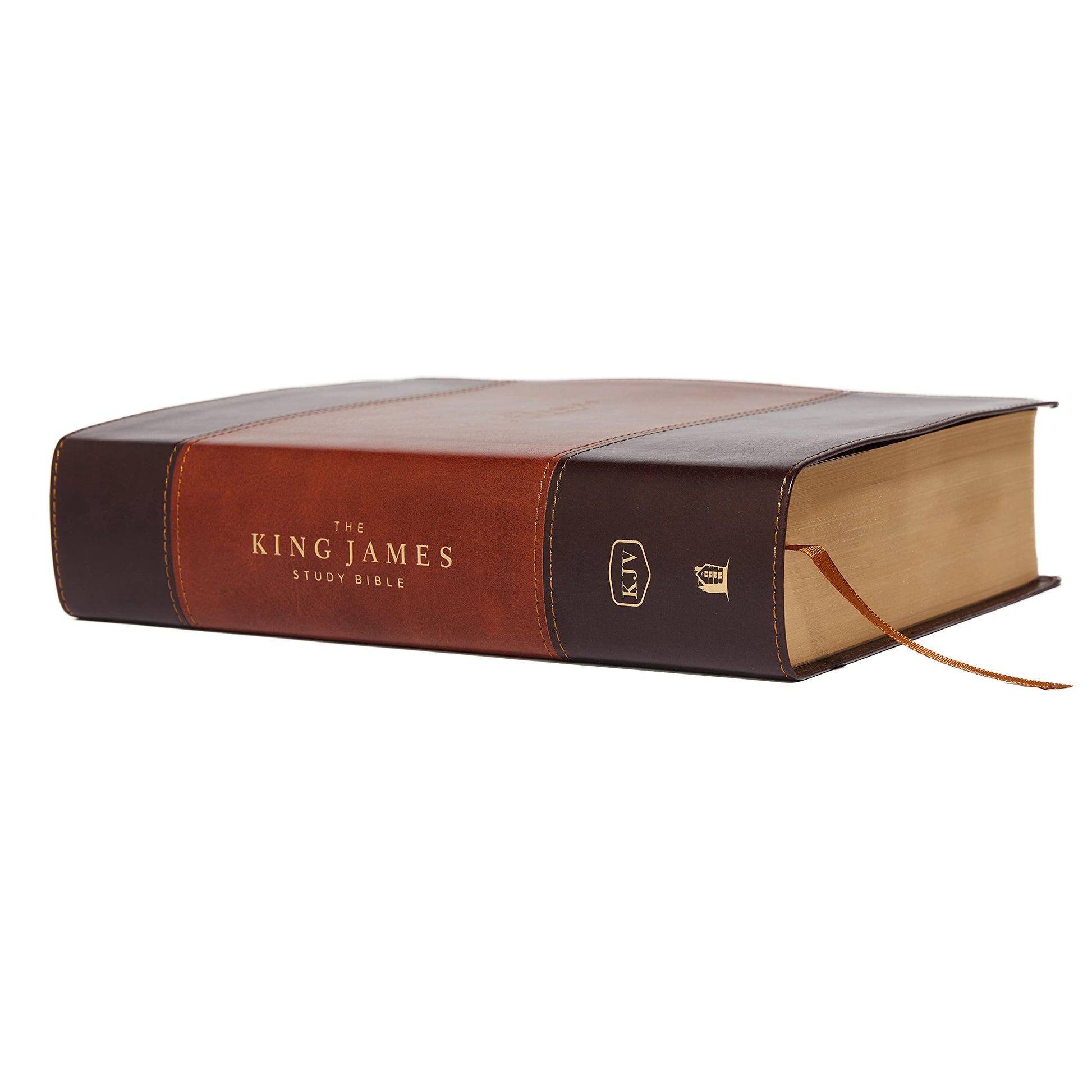 KJV, The King James Study Bible, Leathersoft, Brown, Red Letter, Full-Color Edition: Holy Bible, King James Version